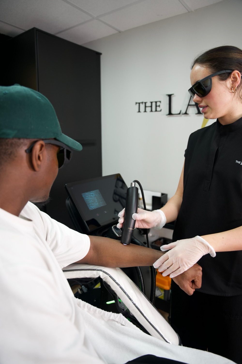 Laser hair removal treatment for men at The Laser Base