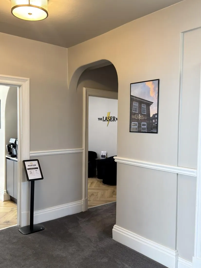 Hallway leading through to reception