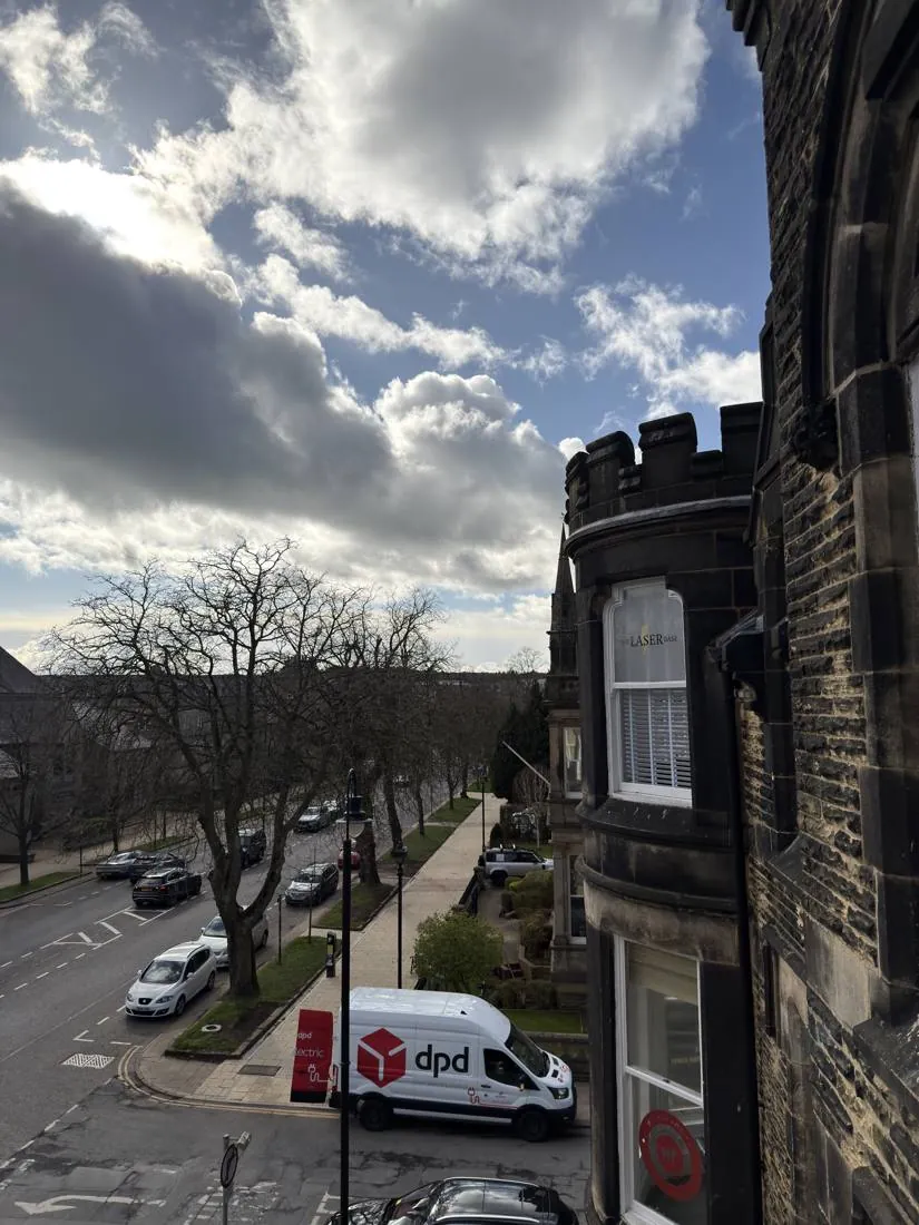 View over Victoria Avenue from the Harrogate clinic